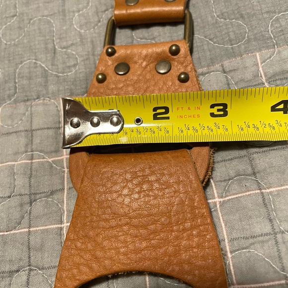 Leatherock belt boho 70s seventies Daisy Jones Stevie Nicks western cowgirl - Picture 9 of 10